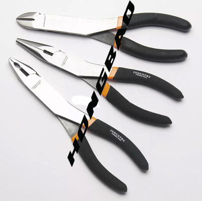 長い鼻の組合せのプライヤーの特別で高いてこ比は広く6つの8インチ200mmを背負う