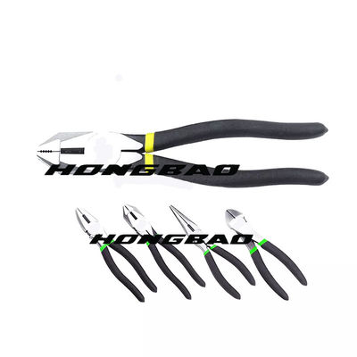 小型絶縁された組合せのプライヤーの架線工夫大きいS 12# 7" 8" 9"頑丈